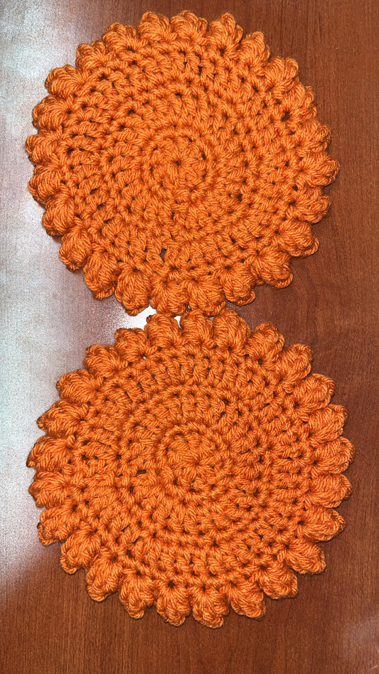 Puff Petal Coasters